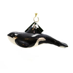 Old World Christmas Orca Glass Marine Mammal Dolphin 12252 (23408)