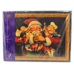 Christopher Radko Vintage Santa Placemats St/4 Wood Home For The Holidays Dolls (23699)