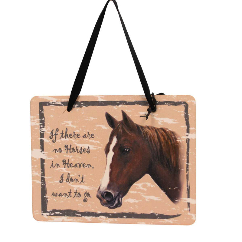 Animal Chestnut Horse Plaque Wood Ornament Heaven Gp124 (23977)