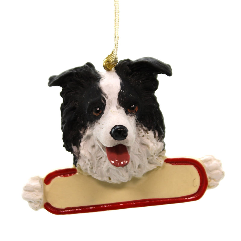 Personalized Ornaments Border Collie Polyresin Dog 2185 (24058)