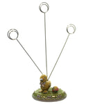 Easter CHICK PICTURE HOLDER Metal Spring Photo Egg 2191