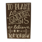 Home & Garden To Plant A Garden Box Sign Wood Plant Garden Summer 23775 (24372)