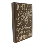 Home & Garden To Plant A Garden Box Sign Wood Plant Garden Summer 23775 (24372)