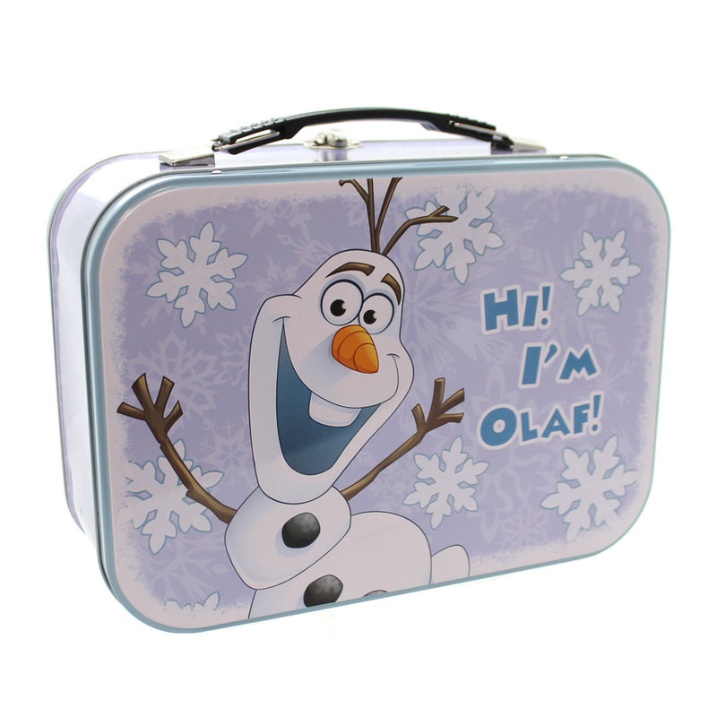 Disney OLAF TIN TOTE Tin Frozen Decorative Tin 26405