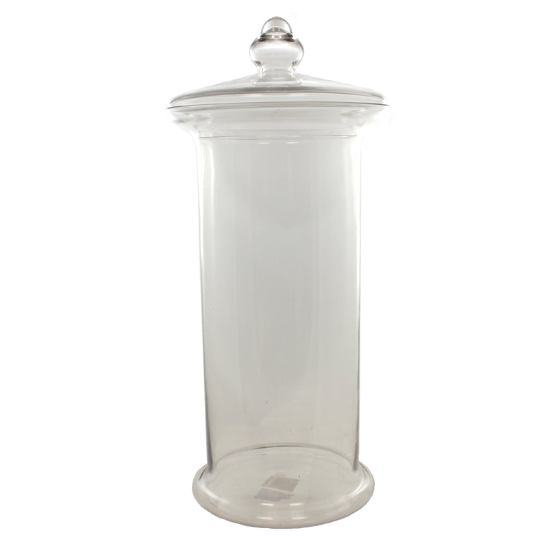 Home Decor Glass Jar With Lid Glass Tabletop Display 94473 (25085)