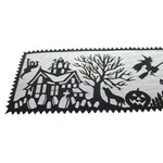Halloween Spooky Hollow Table Runner Fabric Pumpkins Ghost Bats 1472B New (25228)