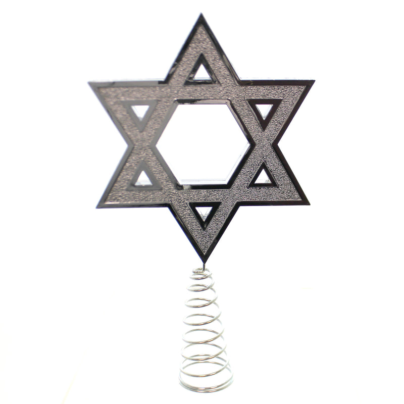 Tree Topper Finial Hanukkah Tree Topper Plastic Star Chrismukkah H0260 (25757)