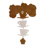 Personalized Ornament Girlfriends W/Three Coffe Cups Ornament - - SBKGifts.com