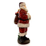 Christmas Santa With Bag Polyresin Christmas Figurine Holiday 9726632 (26163)