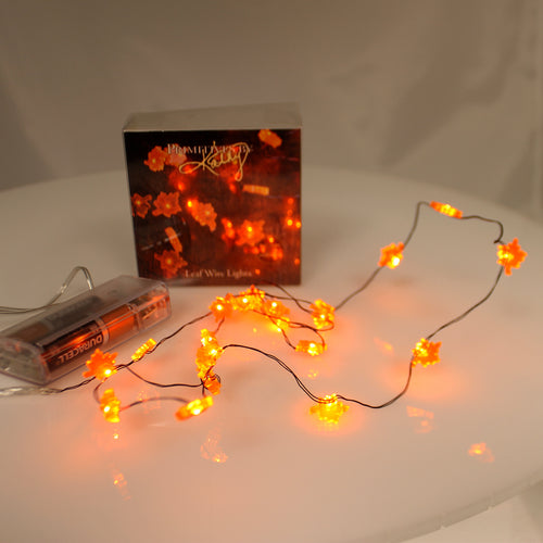 Fall Leaf Wire Light 20 - - SBKGifts.com