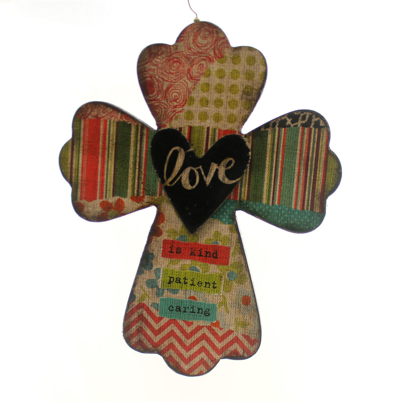 Home Decor Love Wall Cross Wood Kind Patient Caring 4054823 (27121)