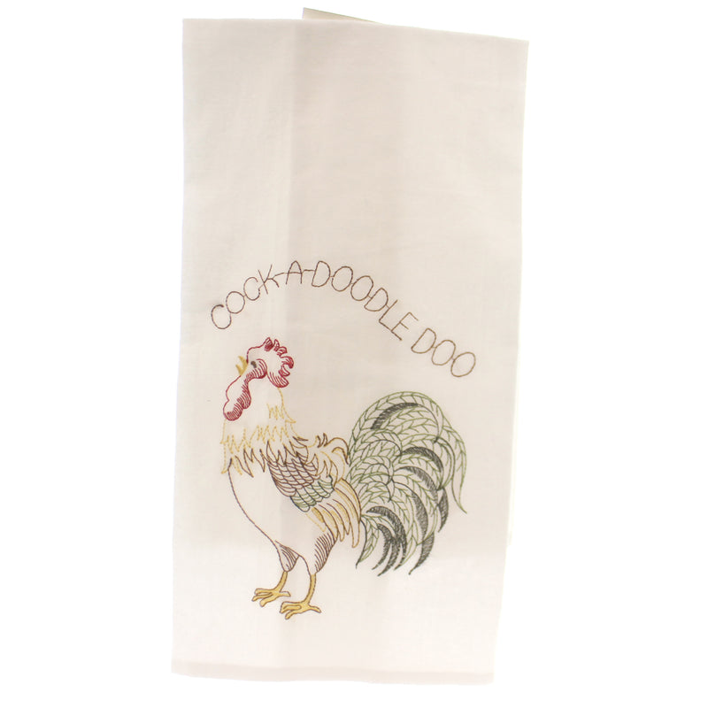 Home & Garden Rooster Flour Sack Towel Fabric 100% Cotton 86171025 (27214)