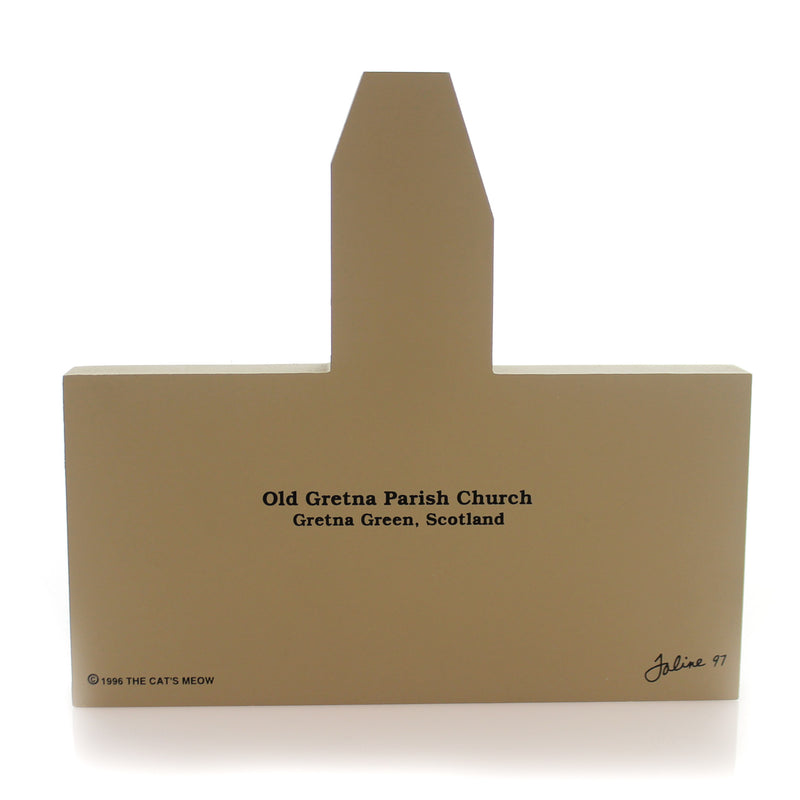 Cats Meow Village Old Gretna Parish Church - - SBKGifts.com