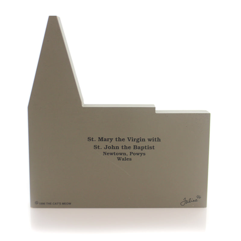 Cats Meow Village St Mary The Virgin W/ St John # - - SBKGifts.com