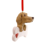 Personalized Ornament Yellow Lab - - SBKGifts.com