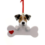 Personalized Ornament Jack Russell Terrier Polyresin Dog Best Friend Bone 575 (27494)