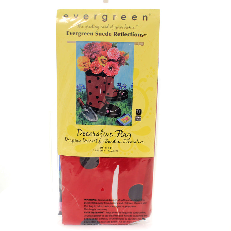 Home & Garden Garden Boots Suede Flag - - SBKGifts.com