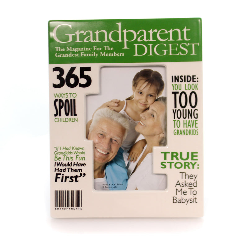 Home & Garden Grandparents Magazine Frame Ceramic Family Children Fun 4051277 (27730)