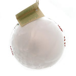 Tannenbaum Treasures Cardinal On Icy White Ball - - SBKGifts.com