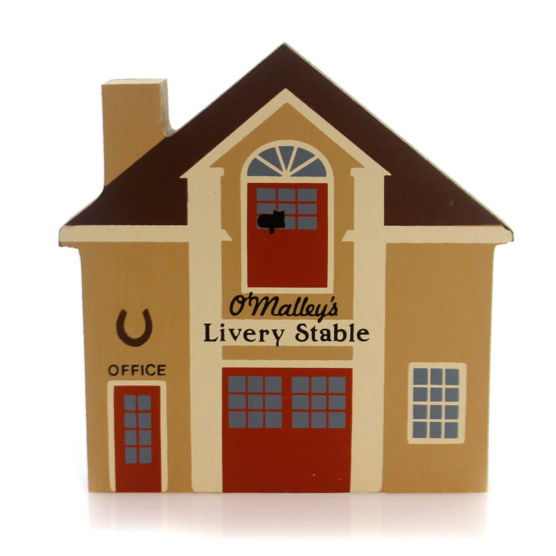 Cats Meow Village O'malleys Livery Stable Wood Series Iv 4 Retired Pine 0407-00 (28814)