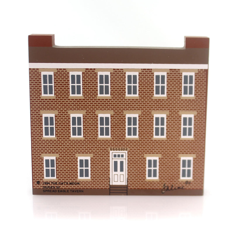 Cats Meow Village Spread Eagle Tavern - - SBKGifts.com
