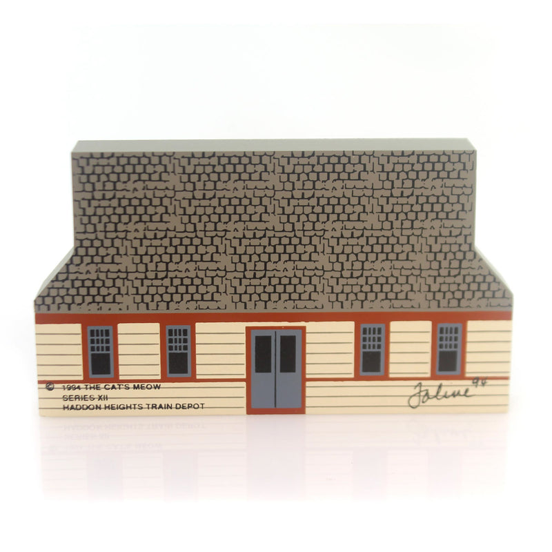 Cats Meow Village Haddon Hts Train Depot - - SBKGifts.com
