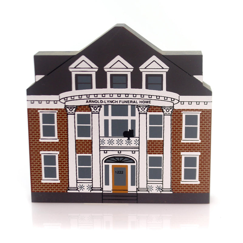 Cats Meow Village Arnold Lynch Funeral Home Wood Series Xii Retired 1204 (29756)
