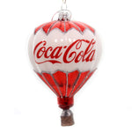 Licensed Coca-Cola Balloon Ornament Glass Hot Air Basket Beverage Cc4131 (29814)