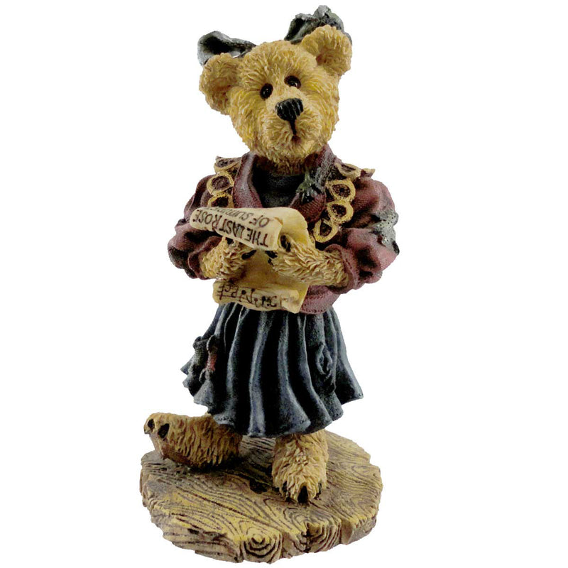 Boyds Bears Resin Justina The Choir Singer Special Edition Bearstone 228324Syn (2993)