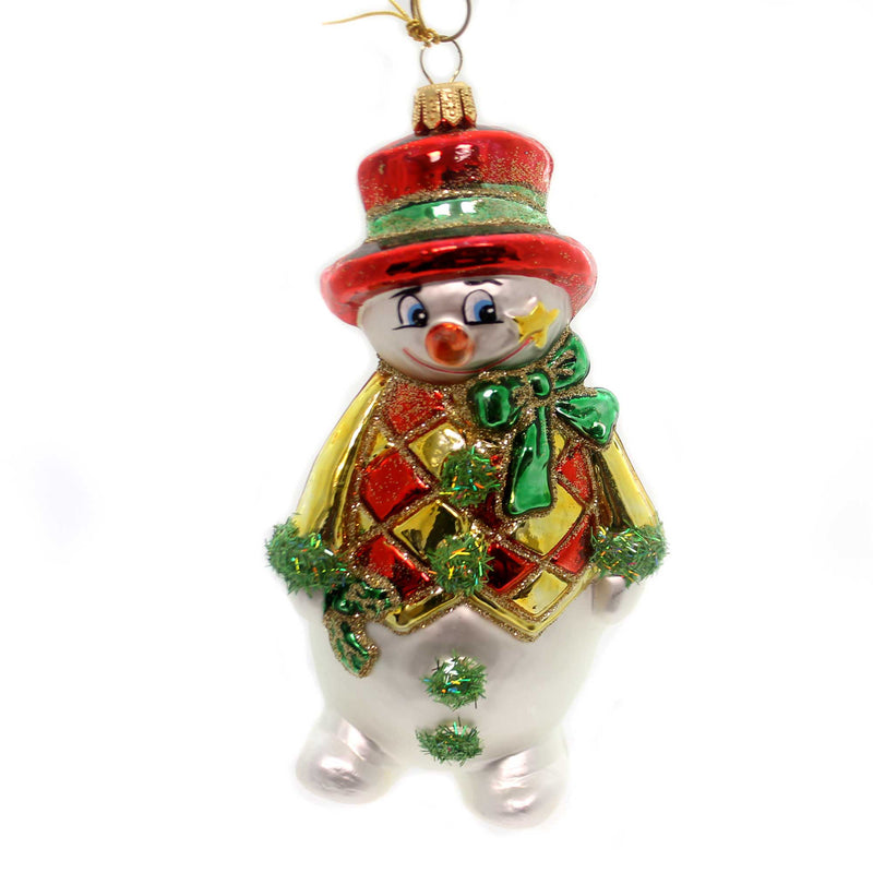(30156) Snowman Wearing Diamond Vest