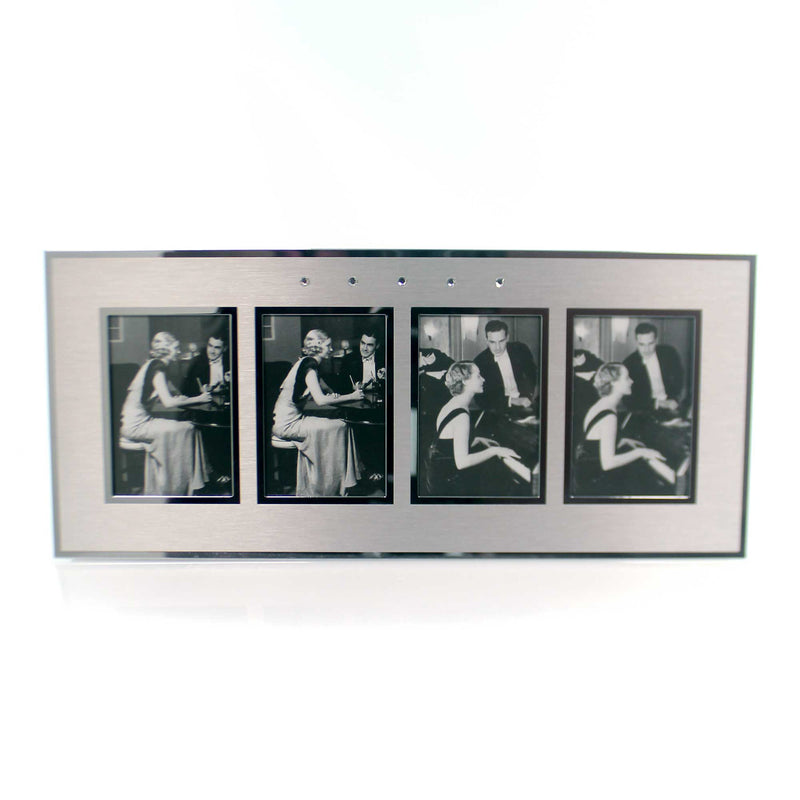 Home Decor Brushed Silver Picture Frame Metal Collage Silver Options 4009542 (30215)