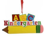Personalized Ornament Kindergarten Ornament Blocks Abc School Pencil C6541 (30923)