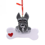 Personalized Ornament Schnauzer. Polyresin Dog  Best Friend Christmas 567 (31227)