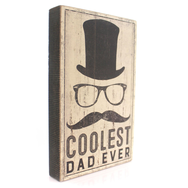 Home Decor Coolest Dad Box Sign - - SBKGifts.com
