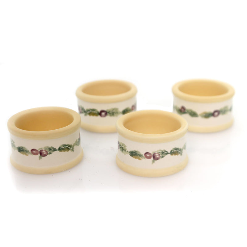 Tabletop TEALIGHT HOLDER Porcelain St/4 Fruit Candle Pf2015 Yellow
