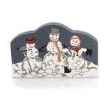 Cats Meow Village SNOWMEN Wood Accessory Retired Christmas 159