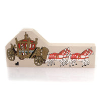(31669) Cats Meow Village Gold State Coach Of George Iii, 2.75 Inch, Accessory Retired Trvl 147