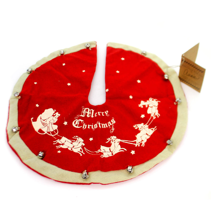 Christmas Mini Vintage Tree Skirt Fabric Merry Christmas 16555 (31759)