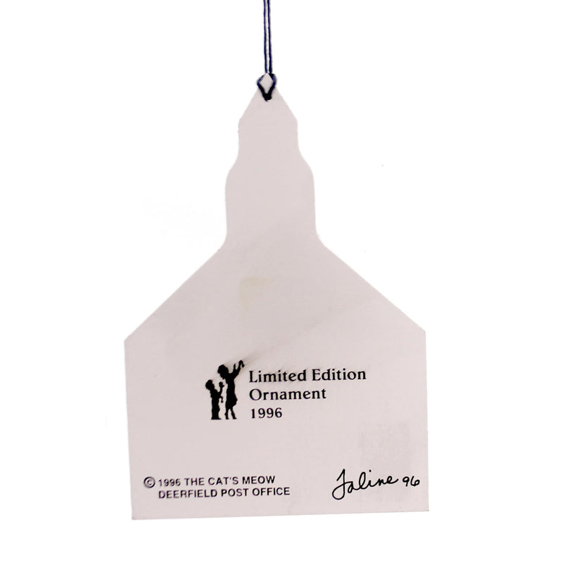 Cats Meow Village Deerfield Post Office Ornament - - SBKGifts.com