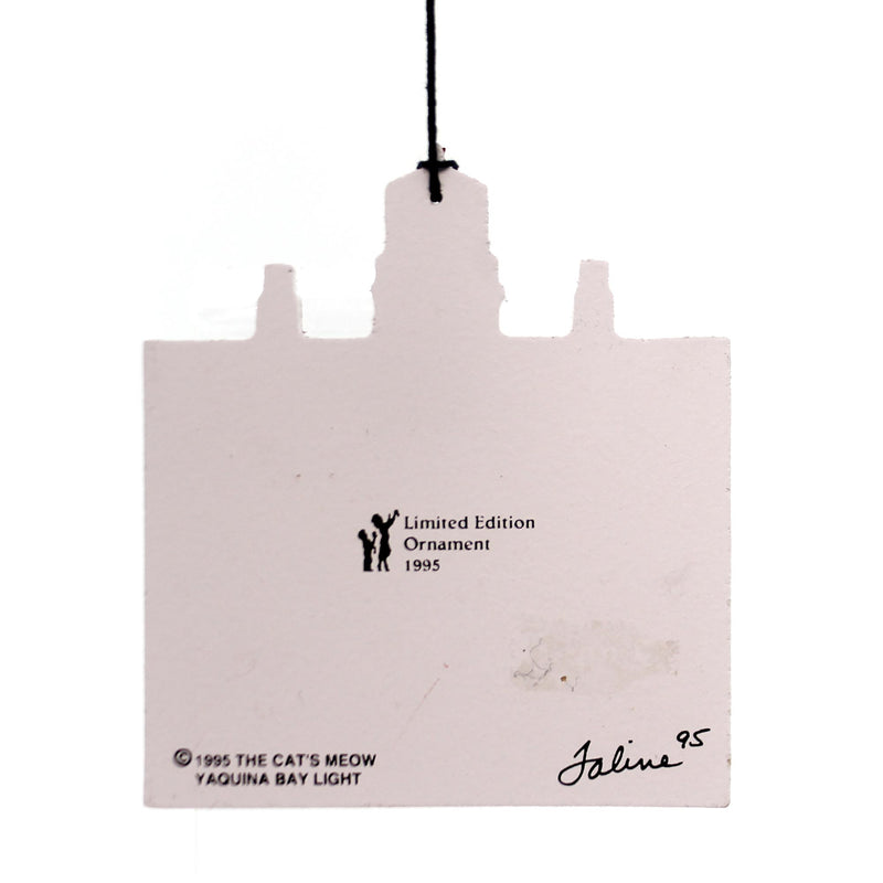 Cats Meow Village Yaquina Bay Light Ornament - - SBKGifts.com