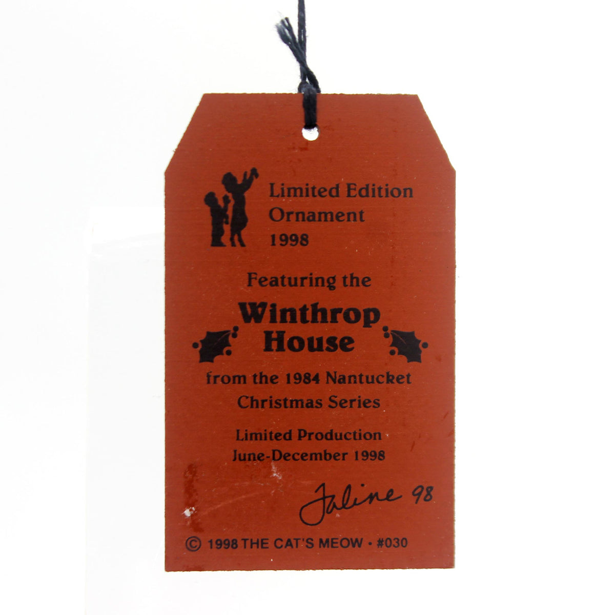 Cats Meow Village Winthrop House Ornament - - SBKGifts.com