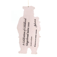Cats Meow Village Gingerbread Santa Ornament 2000 - - SBKGifts.com