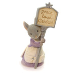 Figurine Mouse Figurine with Plant Hippie Gardener Collectible 4055898
