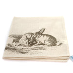Easter Bunnies Napkin Natural Fabric Easter Rabbits 9729934 (32546)