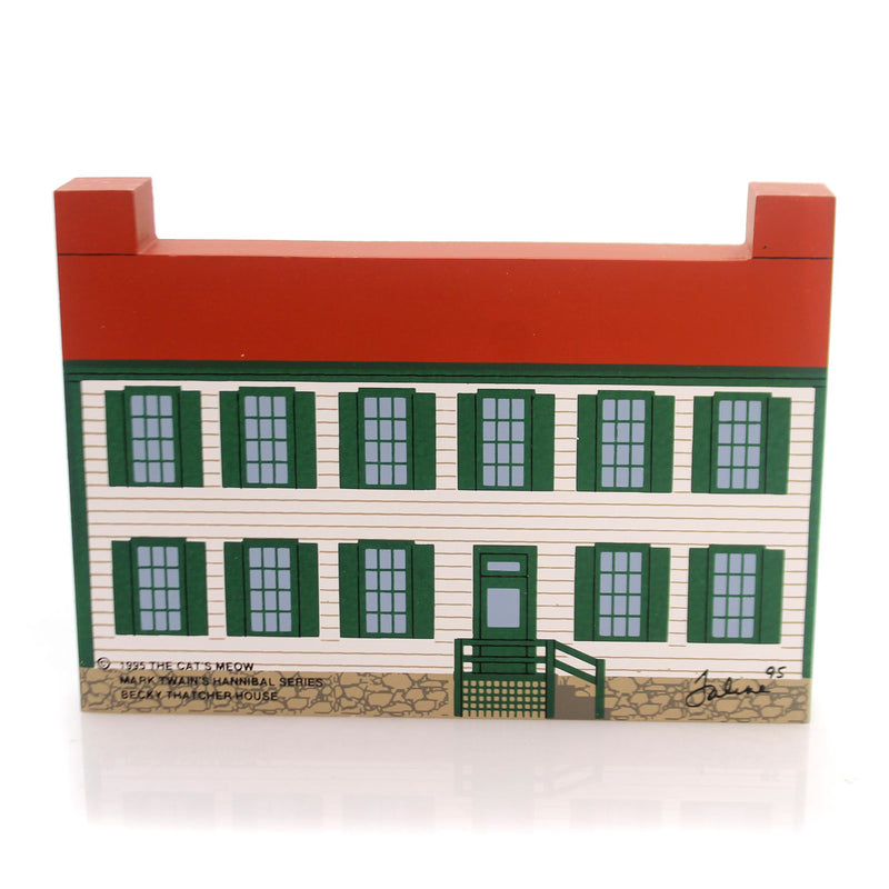 Cats Meow Village Becky Thatcher House 1995 - - SBKGifts.com