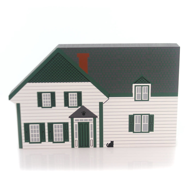 Cats Meow Village Green Gable House 1996 Wood Series Retired 7-1 (32631)