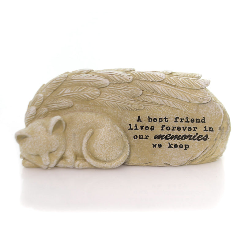 Home & Garden CAT MESSAGE BAR Polyresin Best Friend Memories 13646