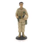 Figurine U S DESERT MARINE WHITE Polyresin Military 27005