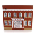 Cats Meow Village HISTORICAL MUSEUM Wood Retired 1987 Main Street Series 1871