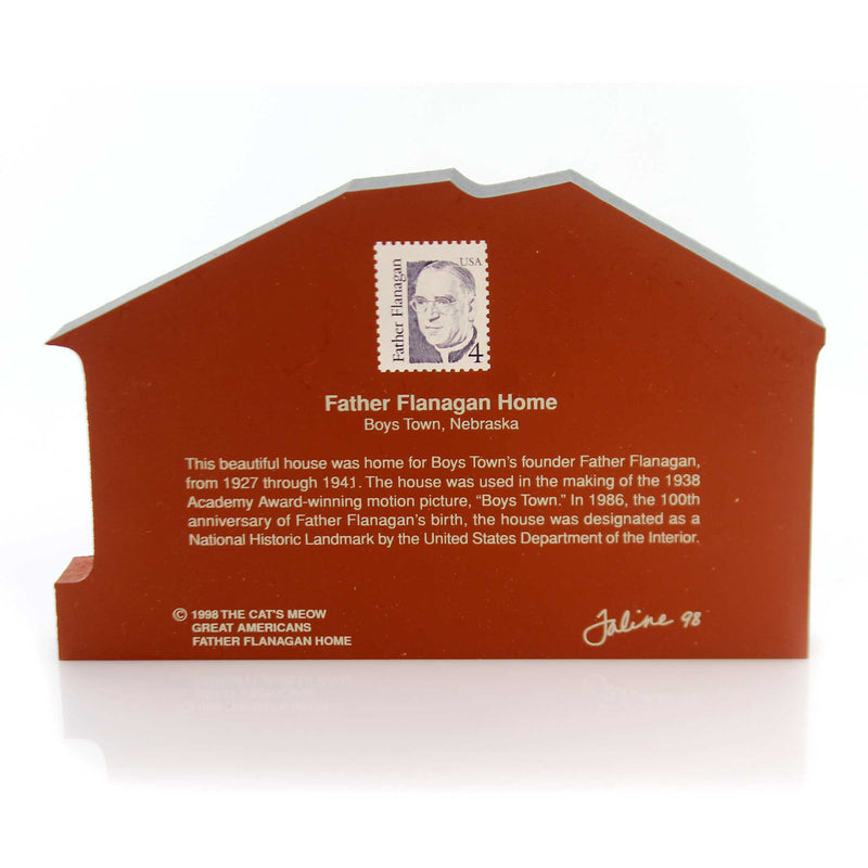 Cats Meow Village Father Flanagan Home - - SBKGifts.com
